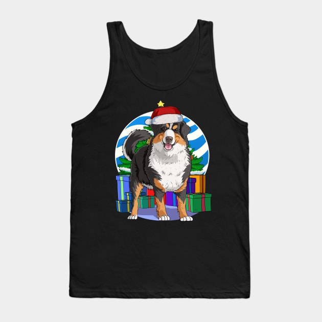 Bernese Mountain Dog Christmas Tree Decoration Tank Top by Noseking